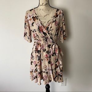 Floral Wrap Dress